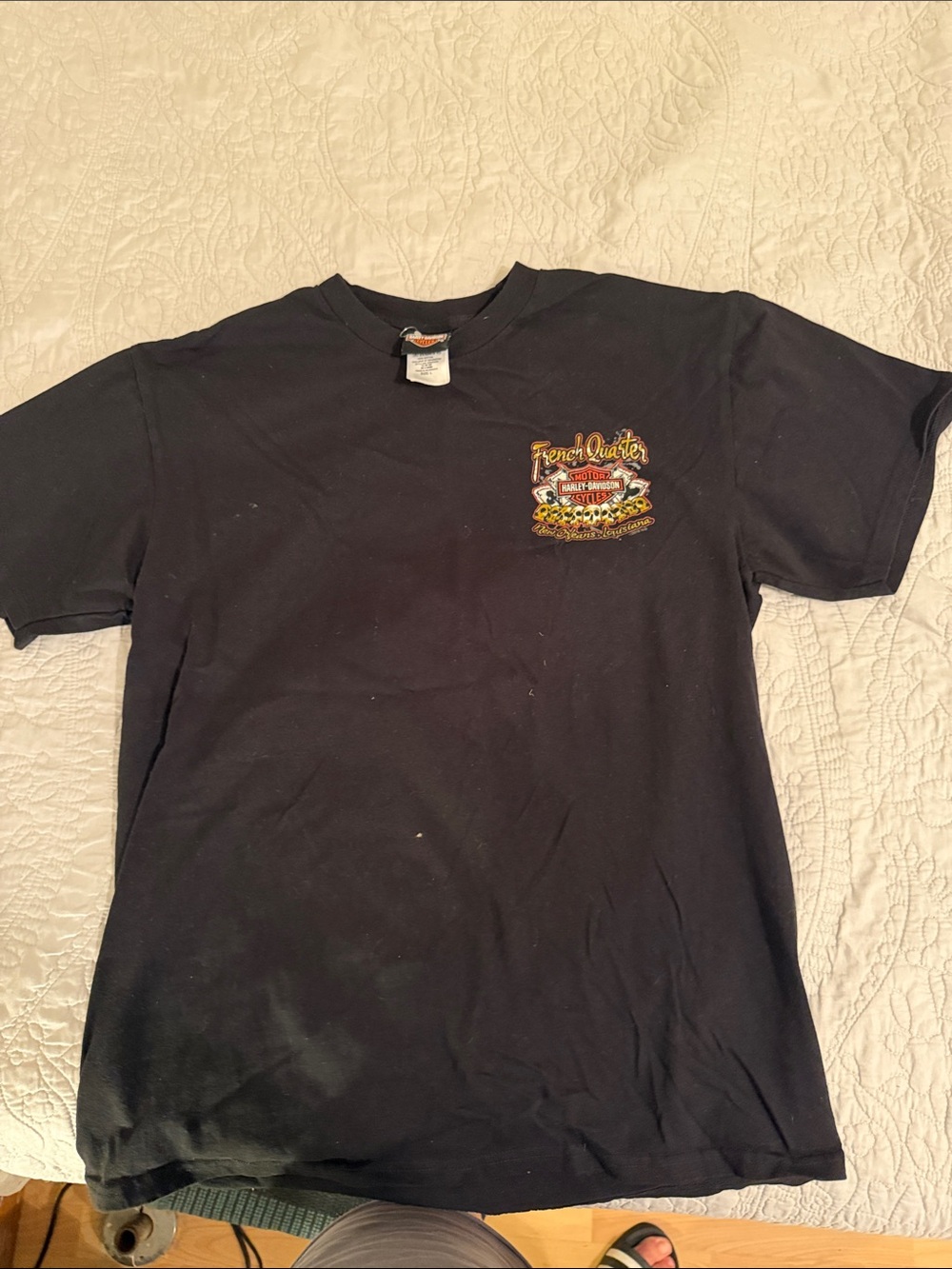 Harley Davidson French Quarter Black Graphic Tee